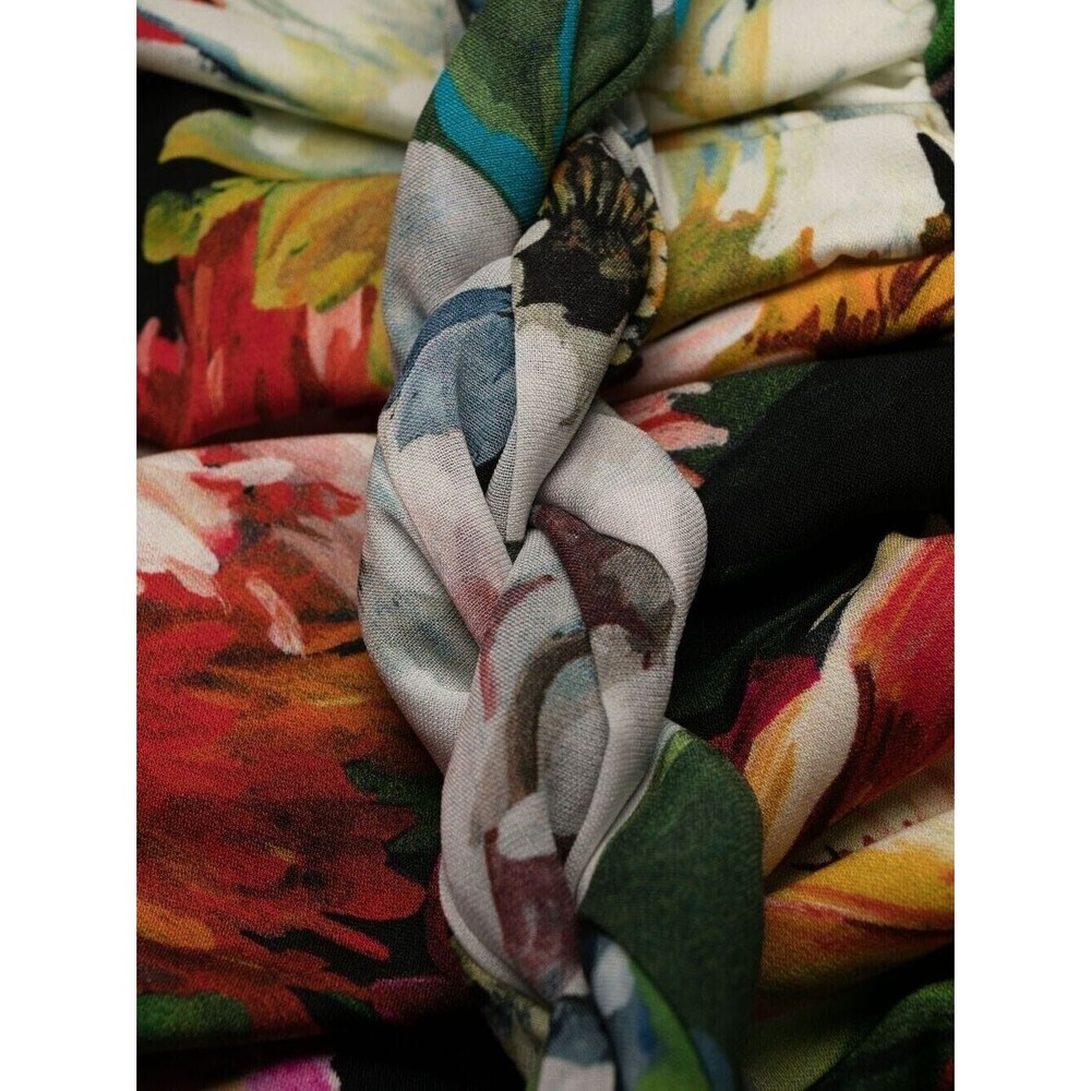 NWT. RUNWAY! $2545 DOLCE & GABBANA Patchwork Fitted Mini Dress IT46 - Picture 14 of 16